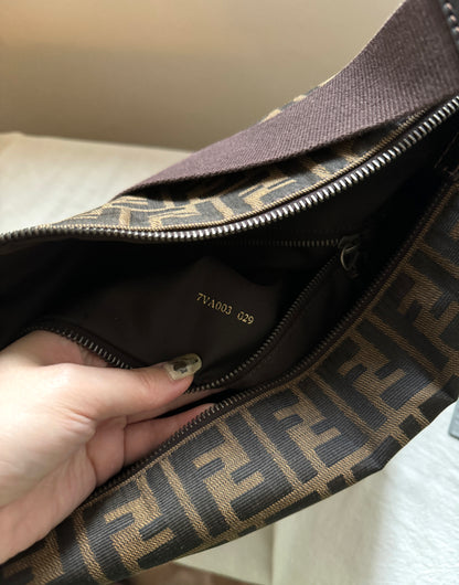 Vintage Fendi zucca monogram square tote🍪