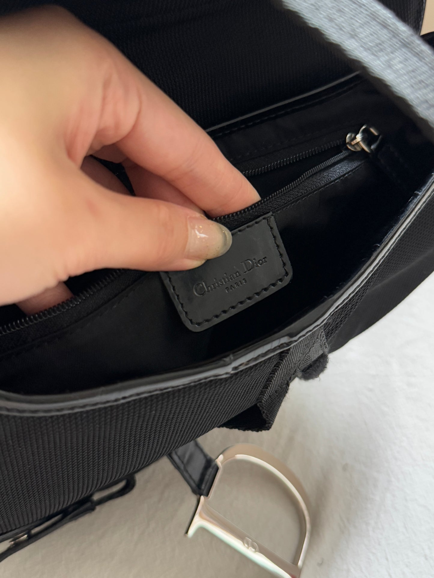 Vintage Dior saddle bag sport