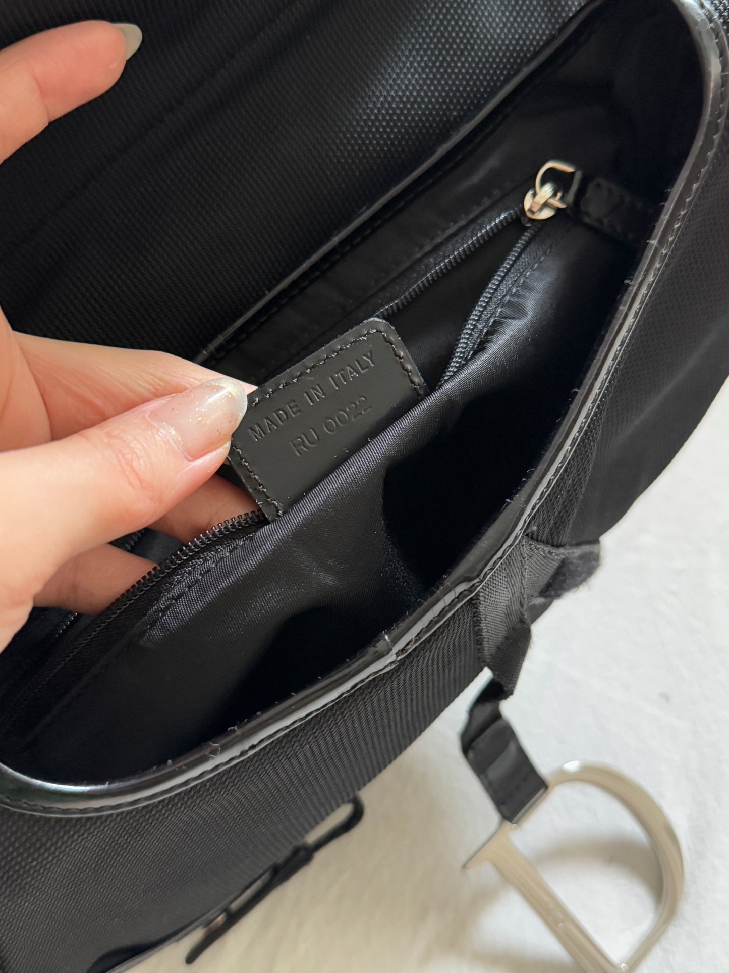 Vintage Dior saddle bag sport