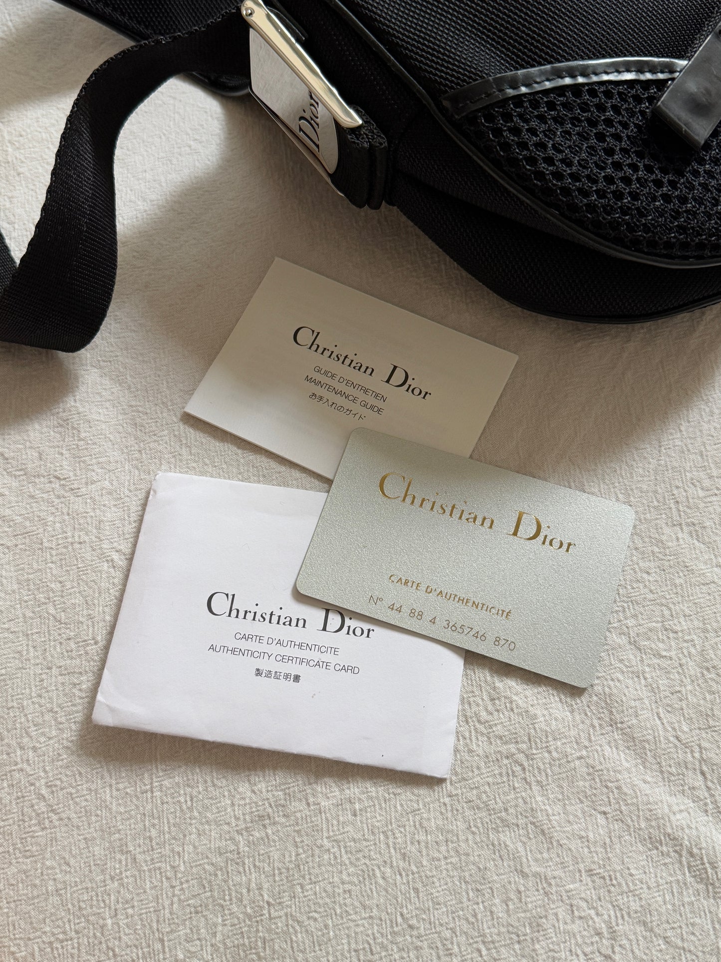 Vintage Dior saddle bag sport