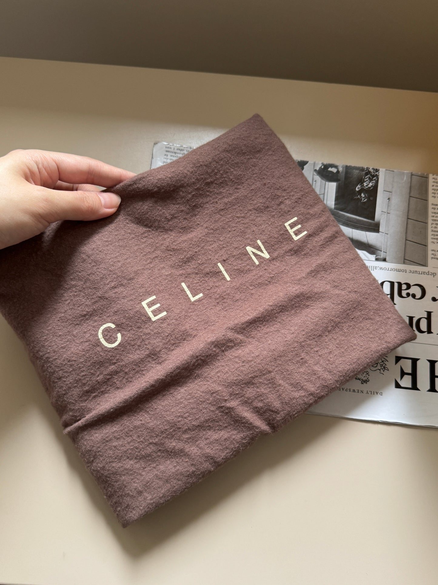 Vintage Celine denim macadam hobo📘