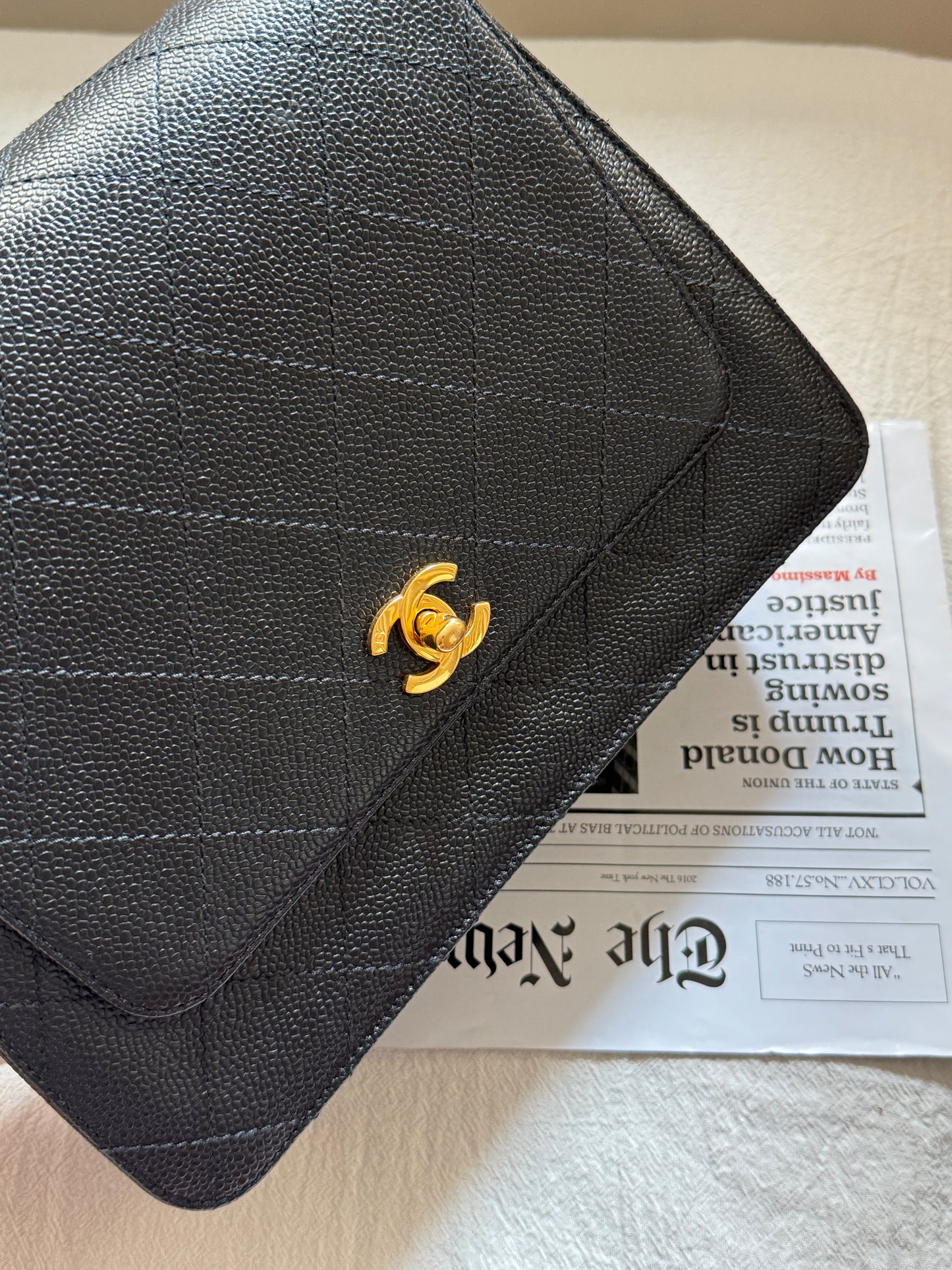 Vintage Chanel calfskin kelly🕶️