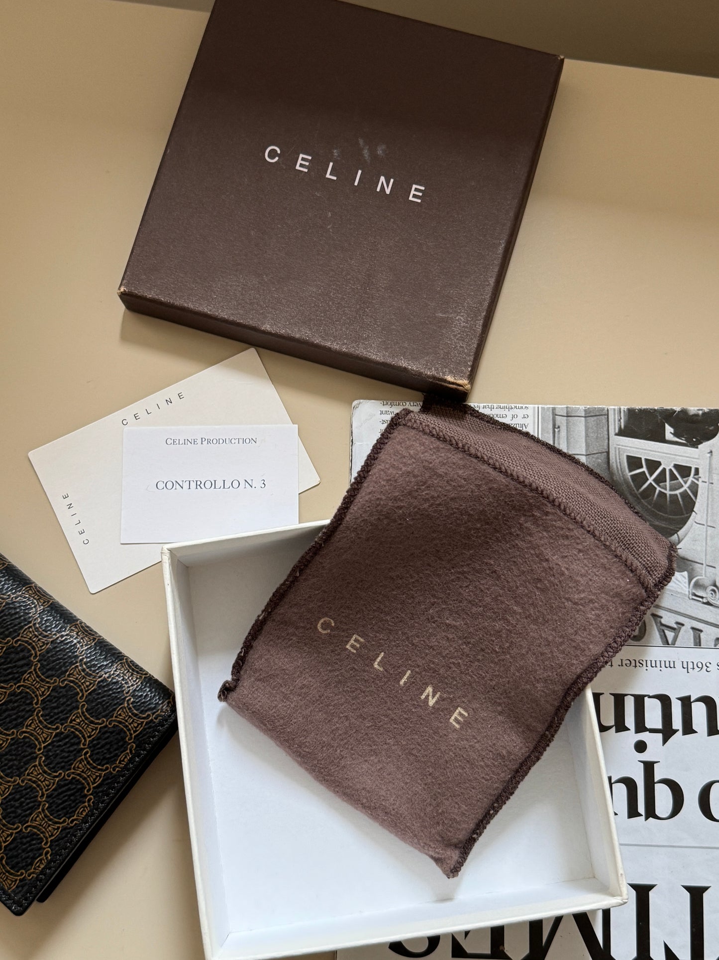 Vintage Celine macadam card case🗃️