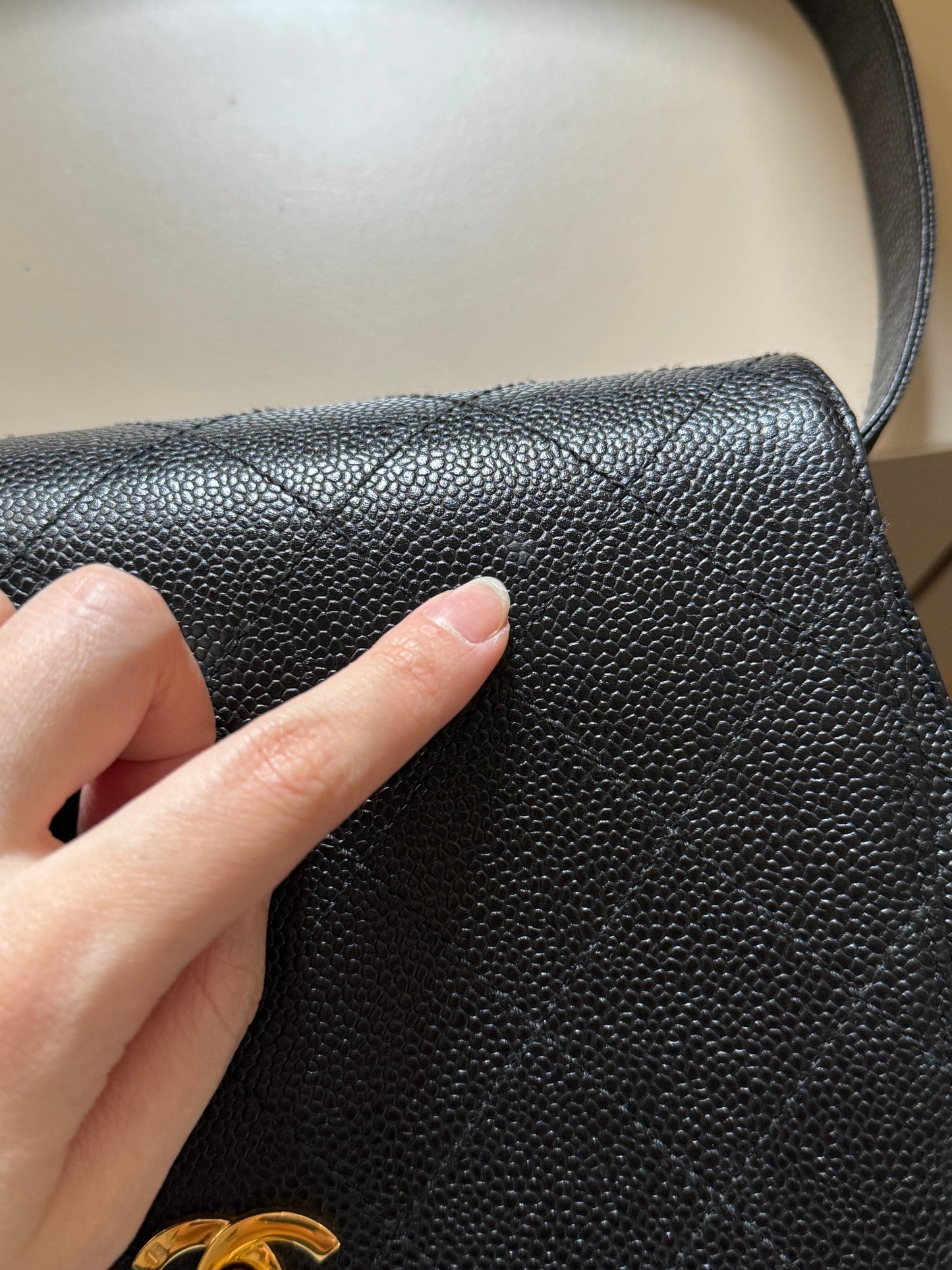 Vintage Chanel calfskin kelly🕶️