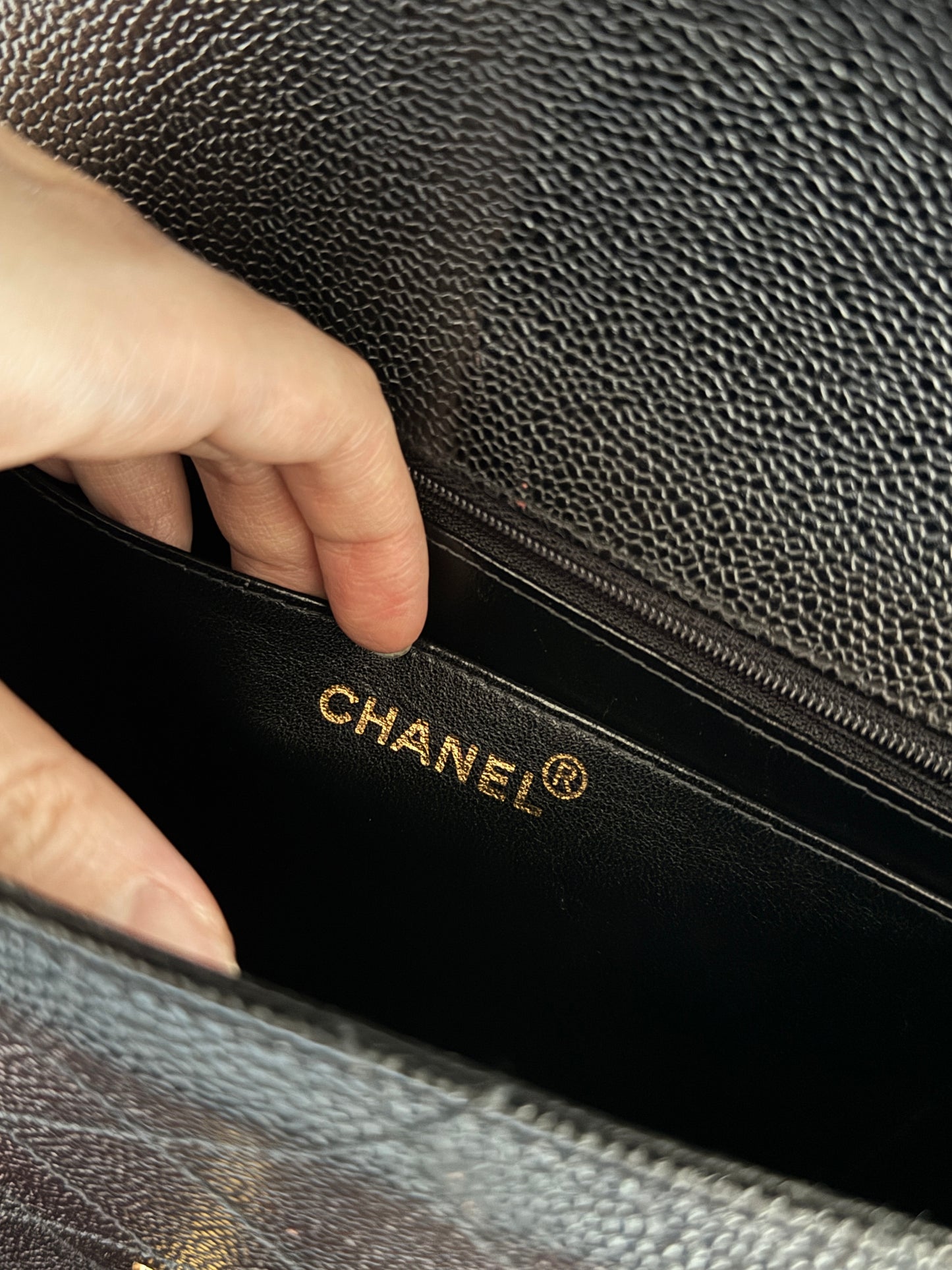 Vintage Chanel calfskin kelly🕶️