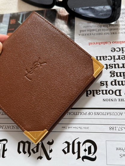 Vintage YSL leather wallet