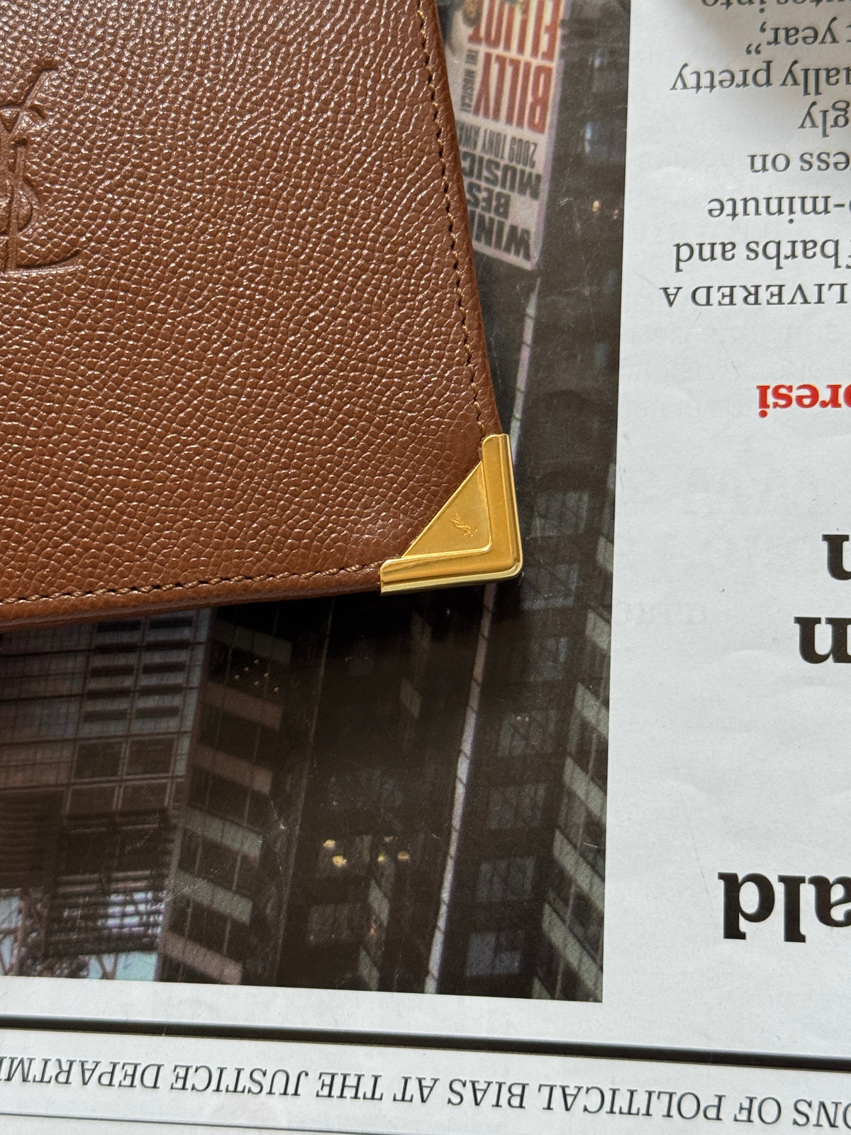 Vintage YSL leather wallet