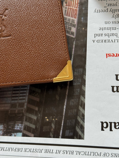 Vintage YSL leather wallet