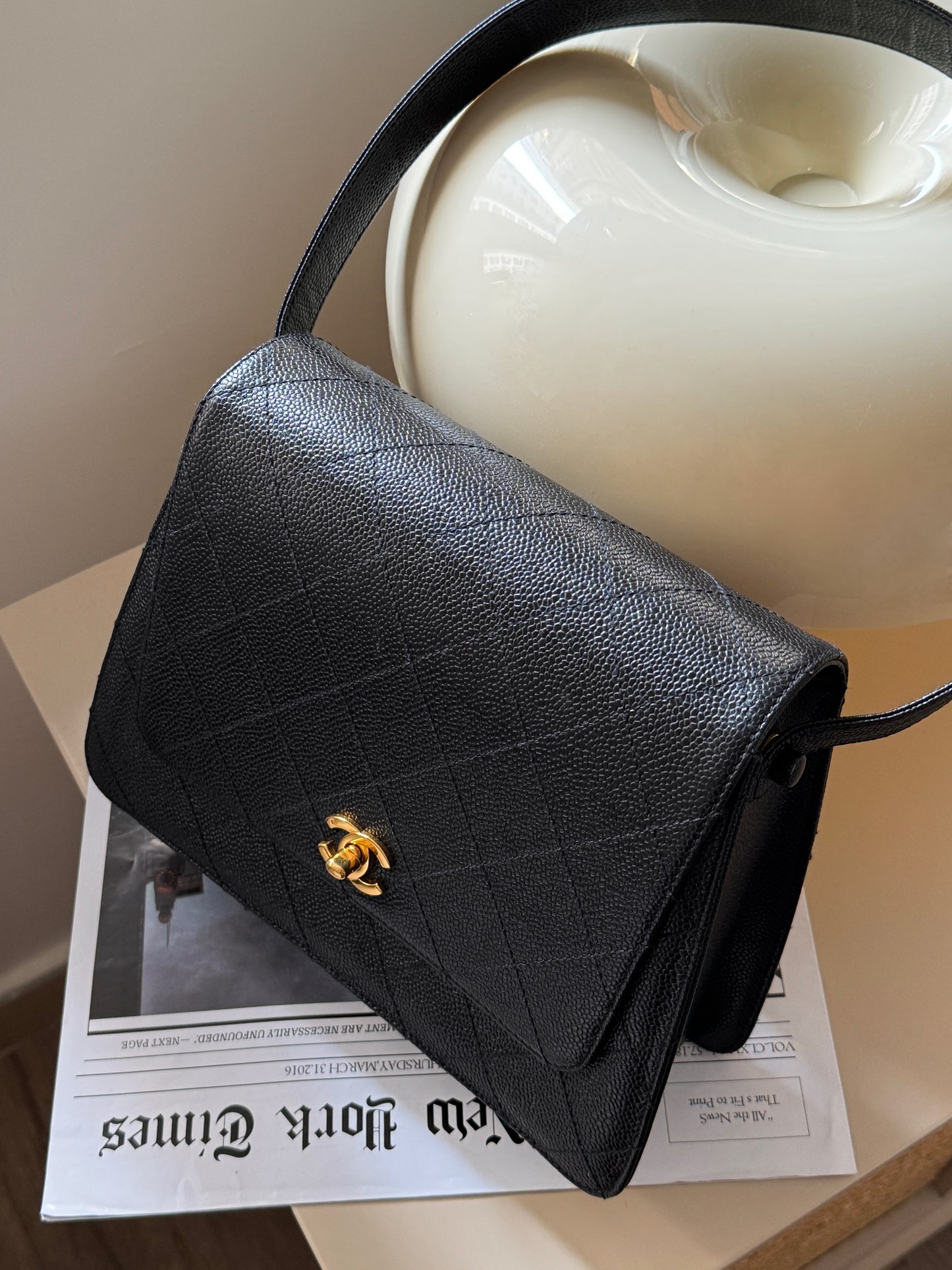 Vintage Chanel calfskin kelly🕶️