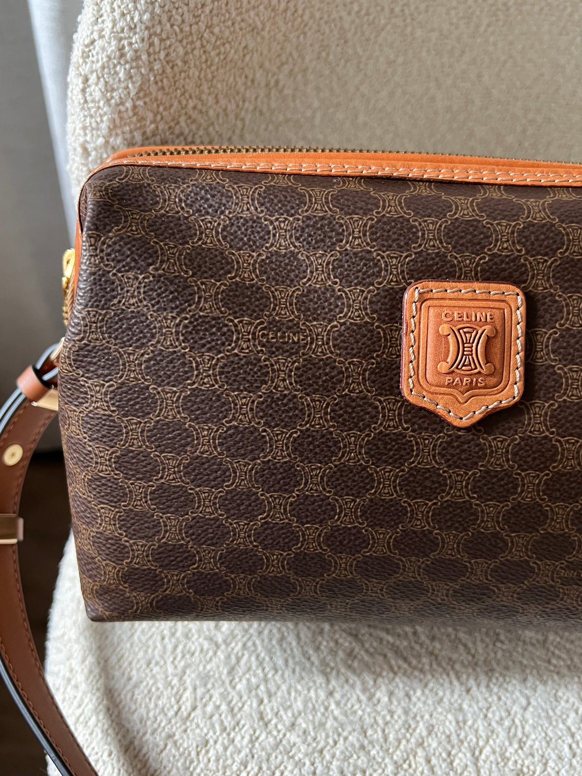 Vintage Celine macadam pouch