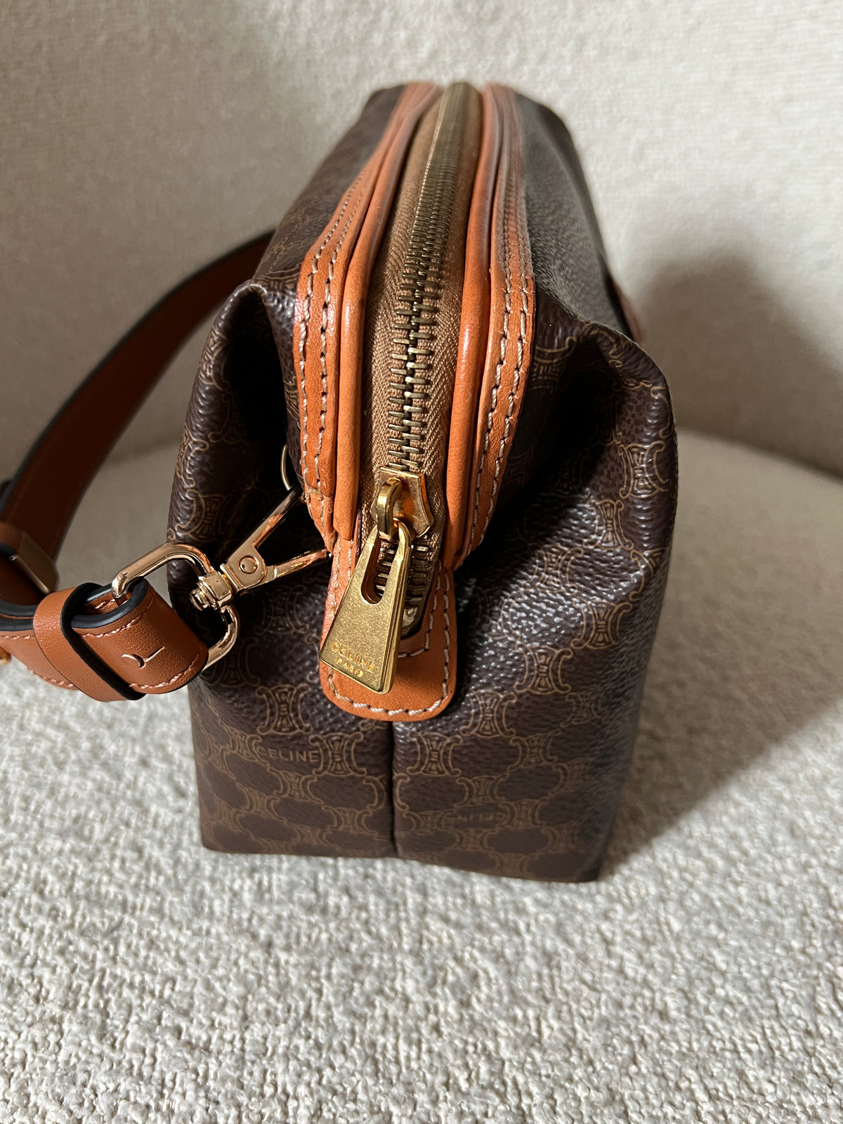 Vintage Celine macadam pouch