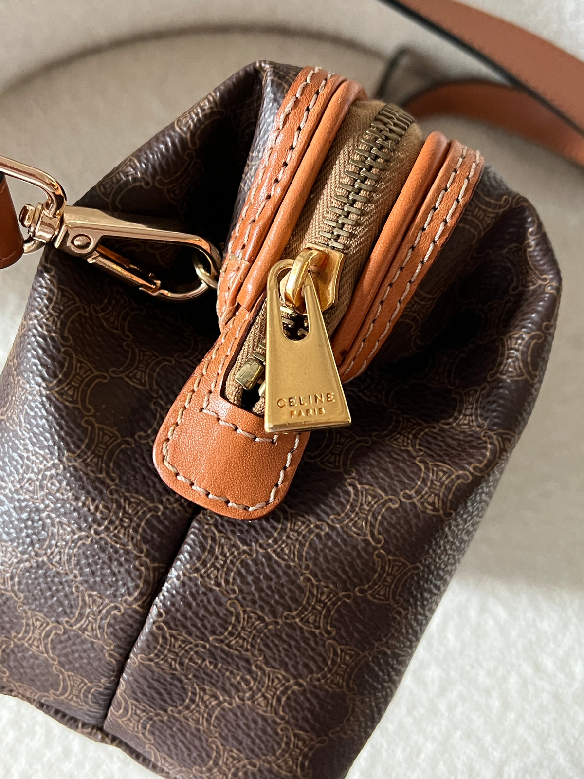 Vintage Celine macadam pouch