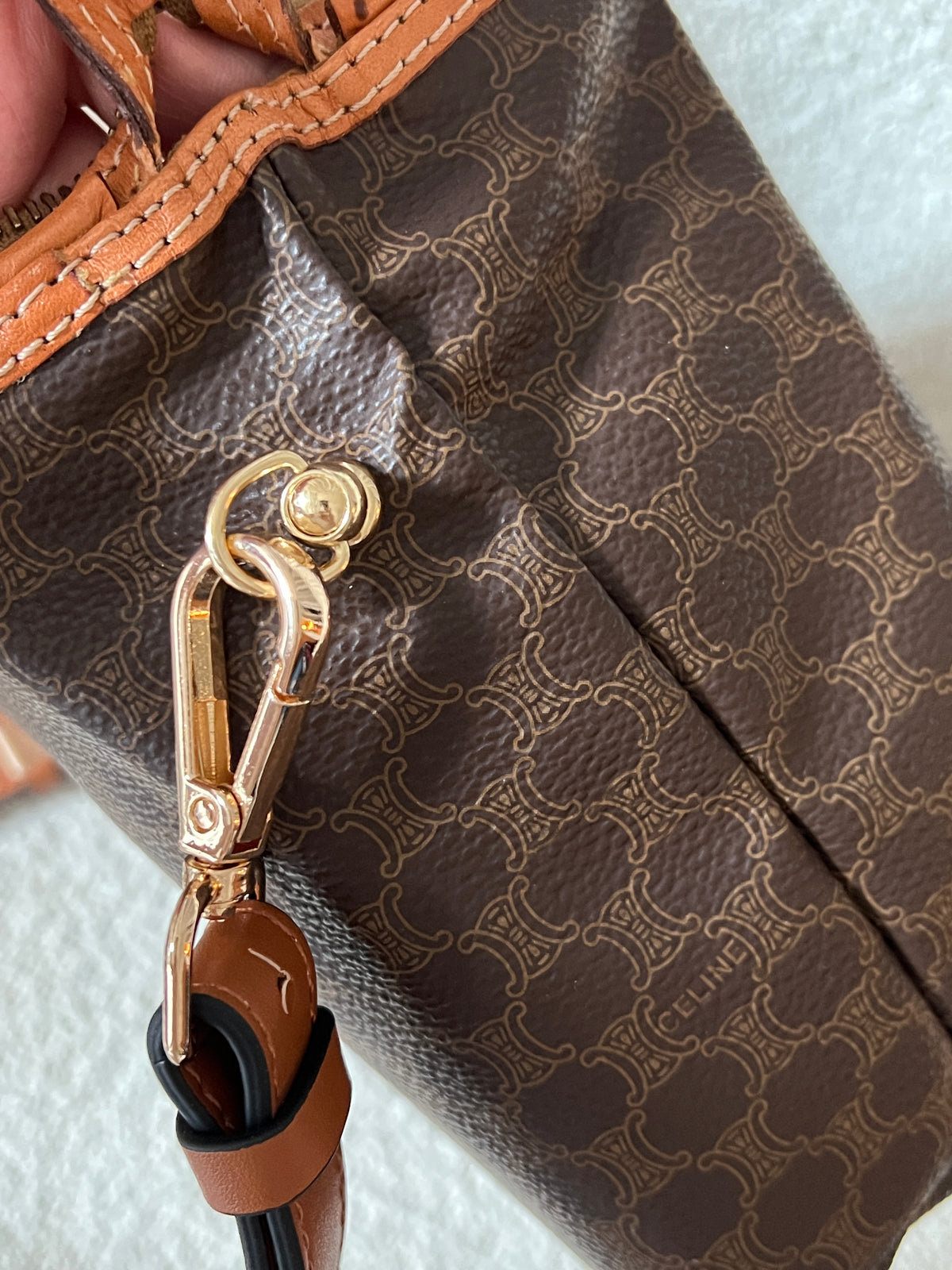 Vintage Celine macadam pouch
