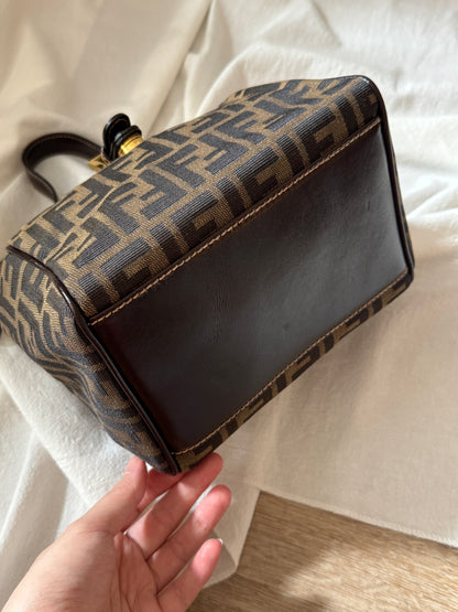 Vintage F e n d i 金扣✨zucca square bag