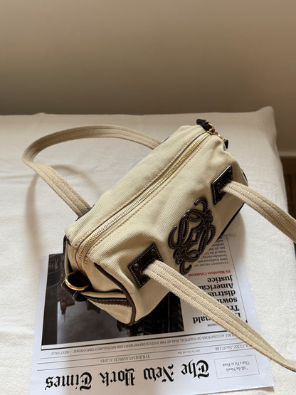 Vintage Loewe canvas leather 2-way