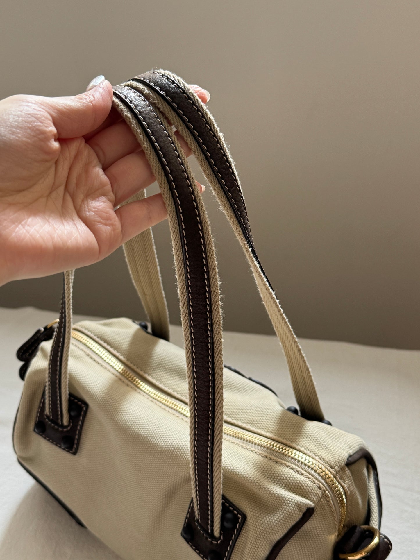 Vintage Loewe canvas leather 2-way