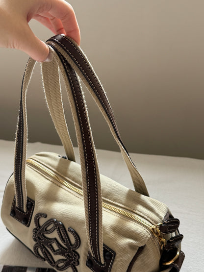 Vintage Loewe canvas leather 2-way