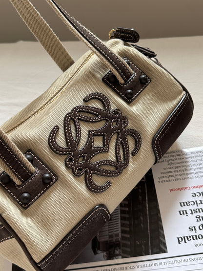 Vintage Loewe canvas leather 2-way