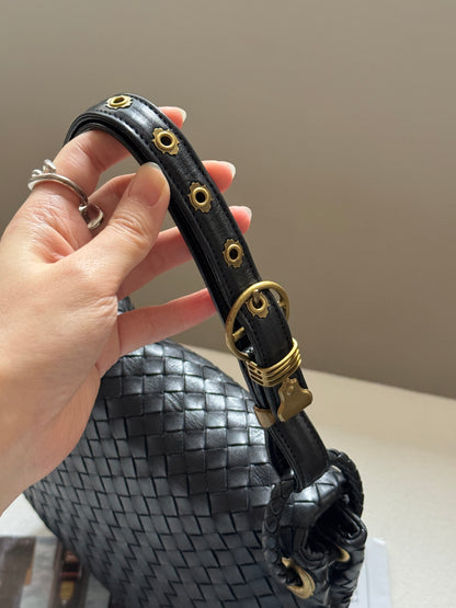 Vintage Bottega Veneta flap hobo bag