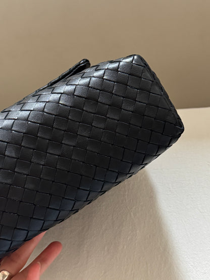Vintage Bottega Veneta flap hobo bag