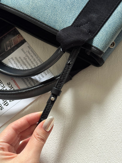 Pre-owned Balenciaga XS cabas denim