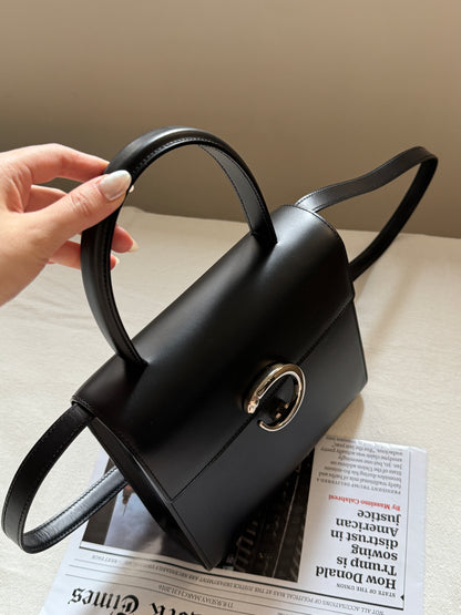 Vintage Cartier 黑銀豹頭classic kelly 2-way