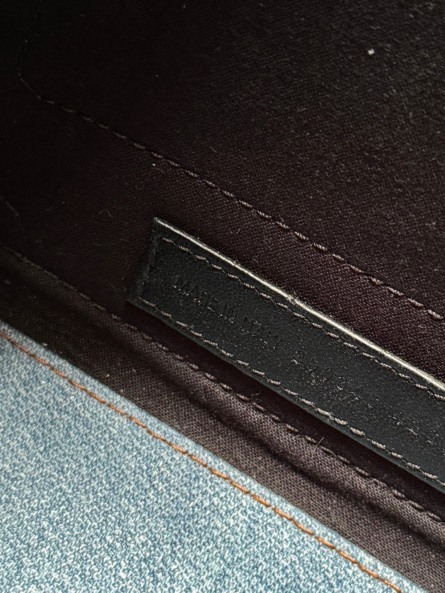 Pre-owned Balenciaga XS cabas denim