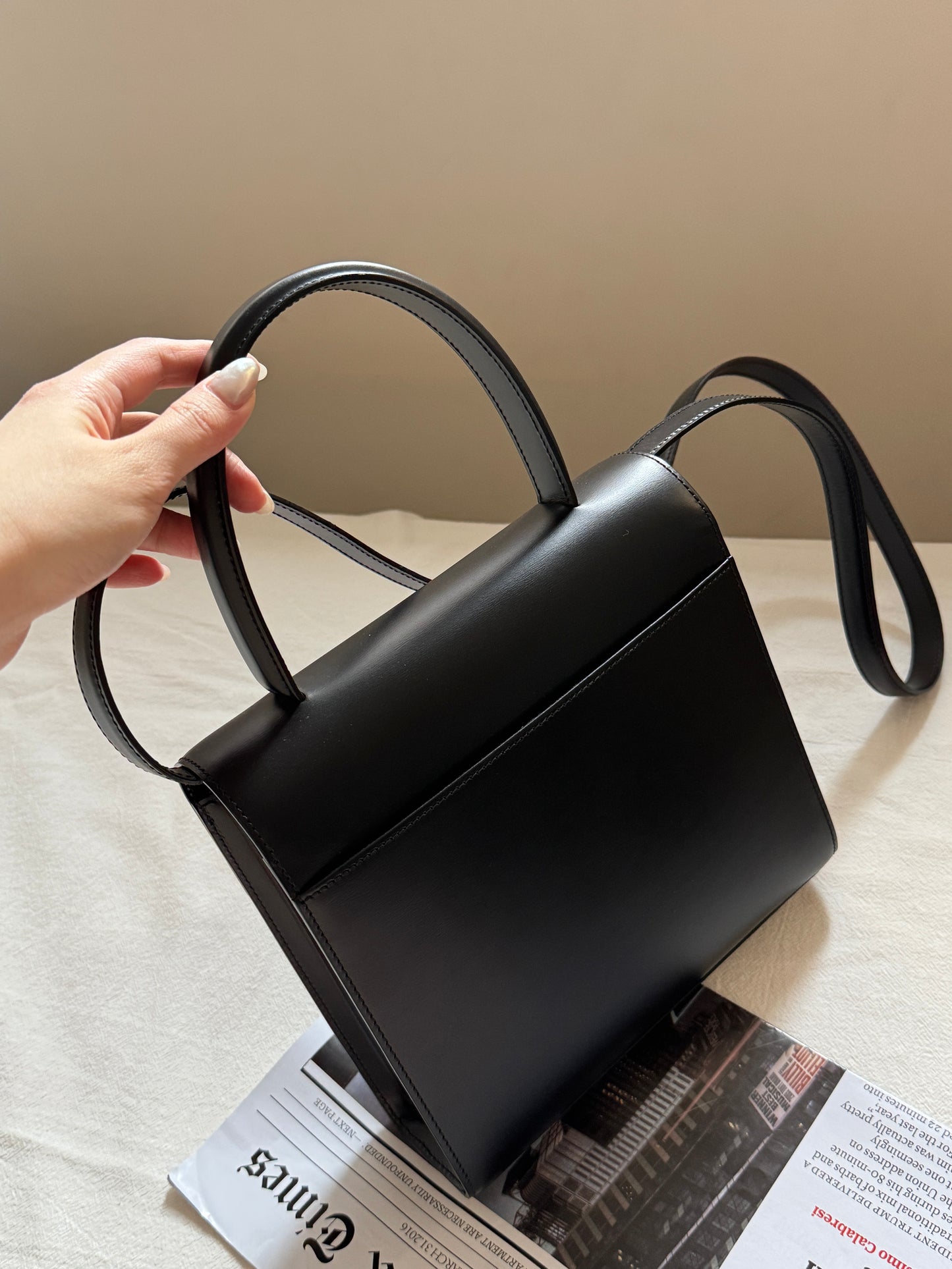 Vintage Cartier 黑銀豹頭classic kelly 2-way