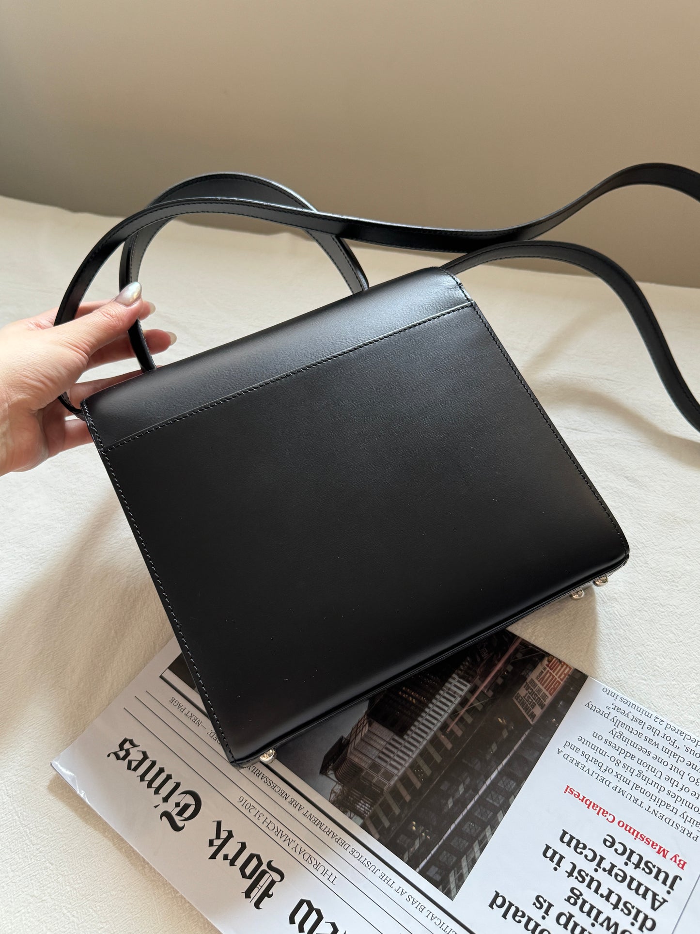 Vintage Cartier 黑銀豹頭classic kelly 2-way