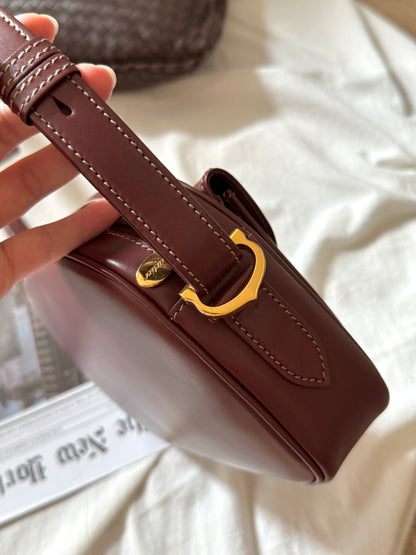 Vintage Cartier bordeaux 2-way蛋蛋袋🍷