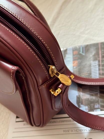 Vintage Cartier bordeaux 2-way蛋蛋袋🍷