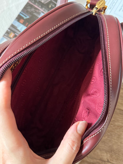 Vintage Cartier bordeaux 2-way蛋蛋袋🍷