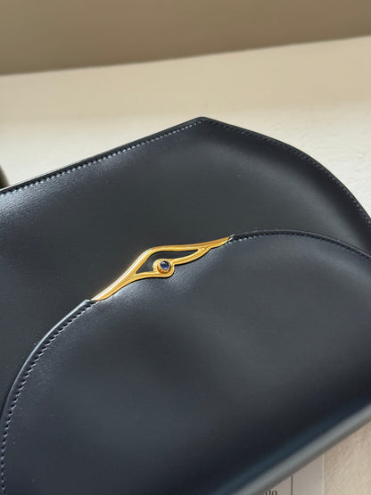 Vintage Cartier leather 2-way bag