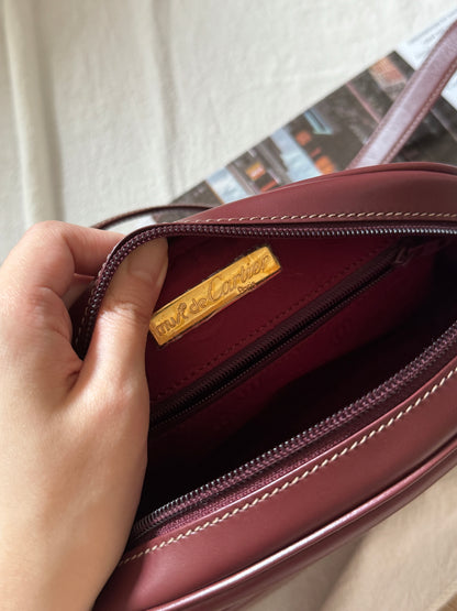 Vintage Cartier bordeaux 2-way蛋蛋袋🍷