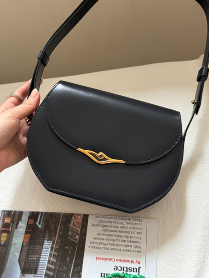 Vintage Cartier leather 2-way bag