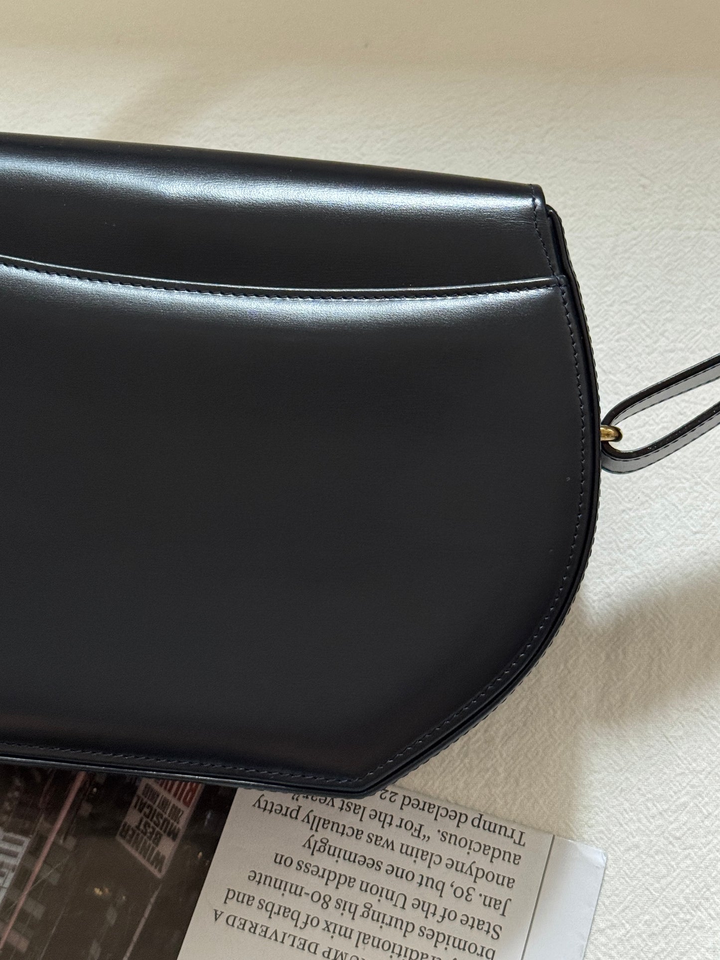 Vintage Cartier leather 2-way bag
