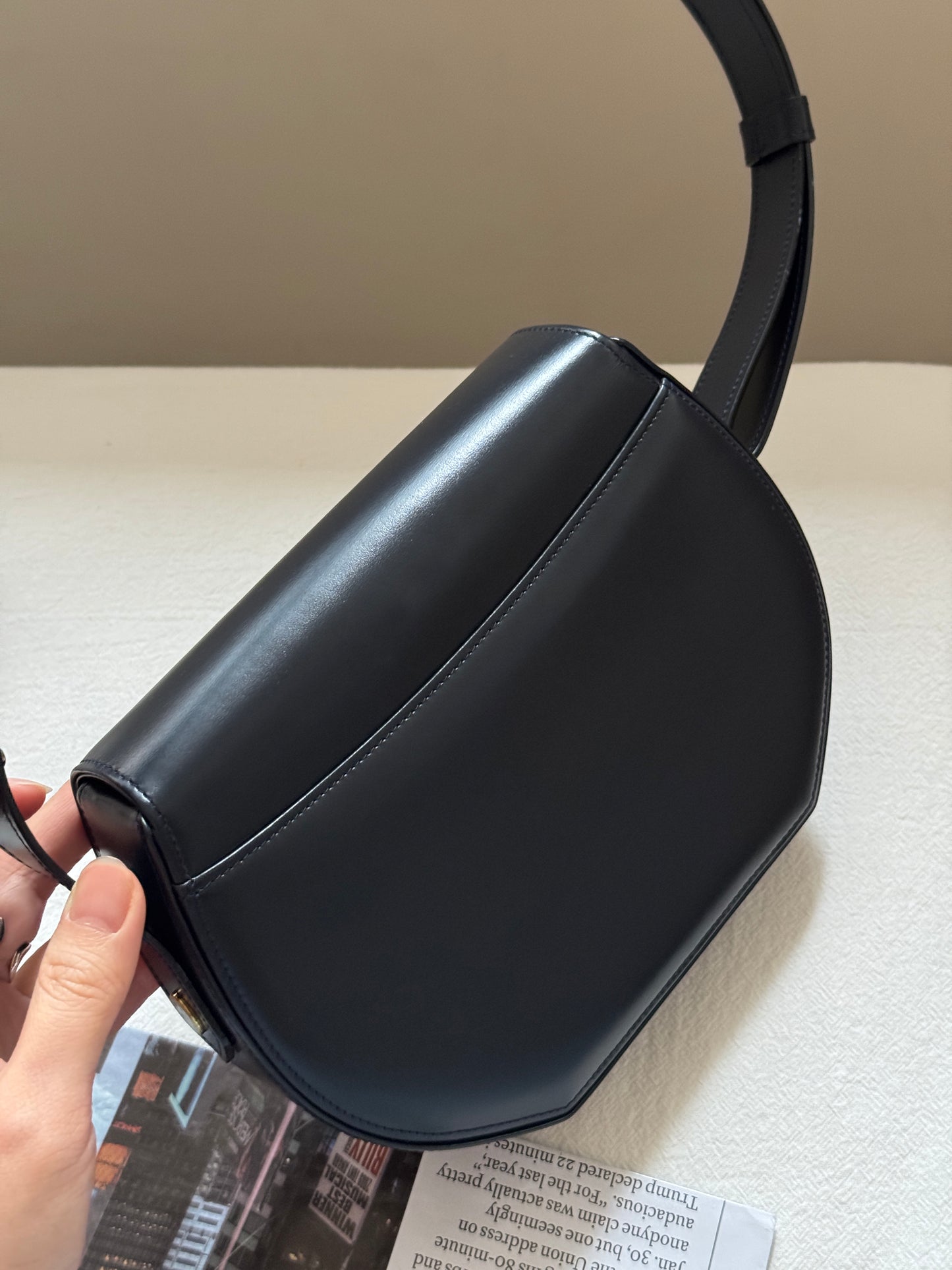 Vintage Cartier leather 2-way bag
