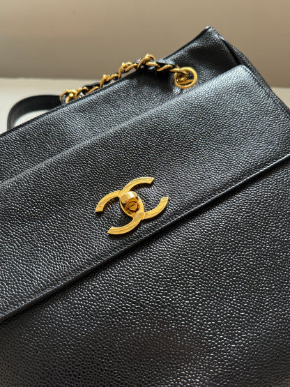 Vintage Chanel caviar leather奶粉袋