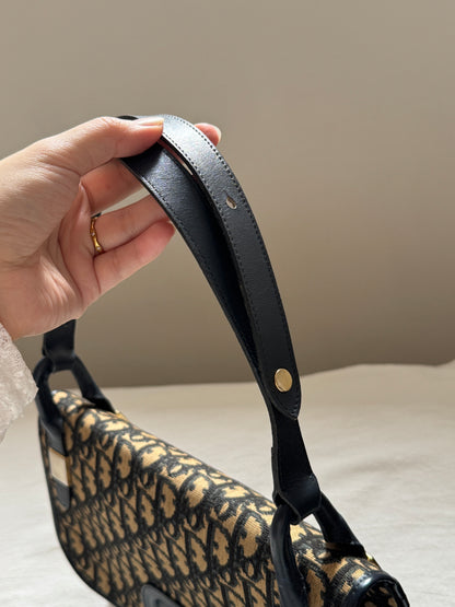 Vintage Dior navy oblique shoulder bag⚓️