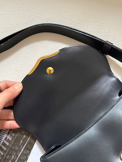 Vintage Cartier leather 2-way bag