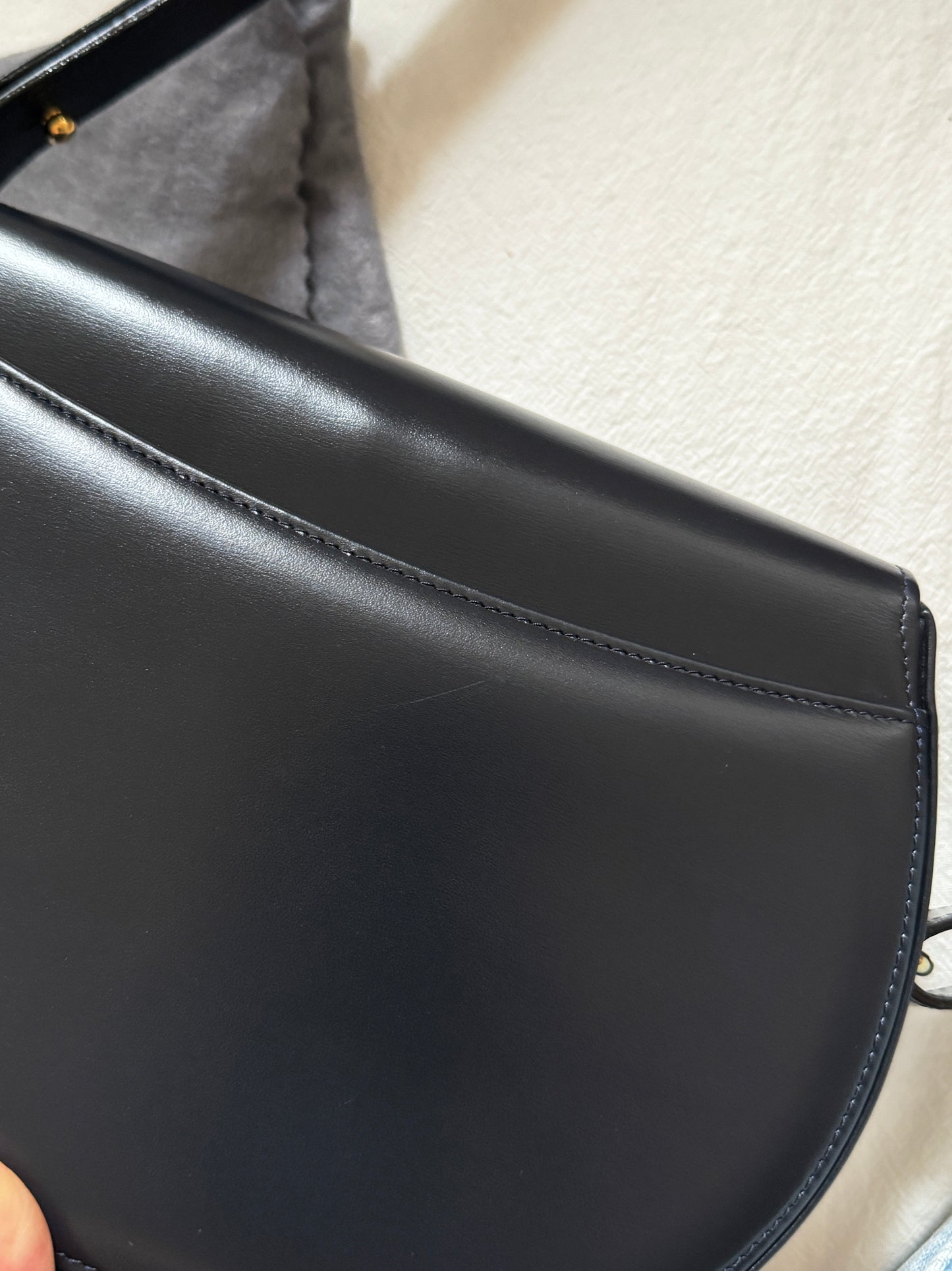Vintage Cartier leather 2-way bag
