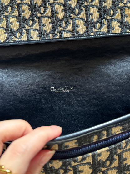 Vintage Dior navy oblique shoulder bag⚓️