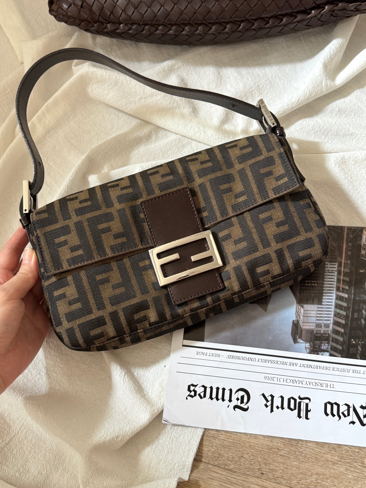 Vintage Fendi classic zucca baguette🥖