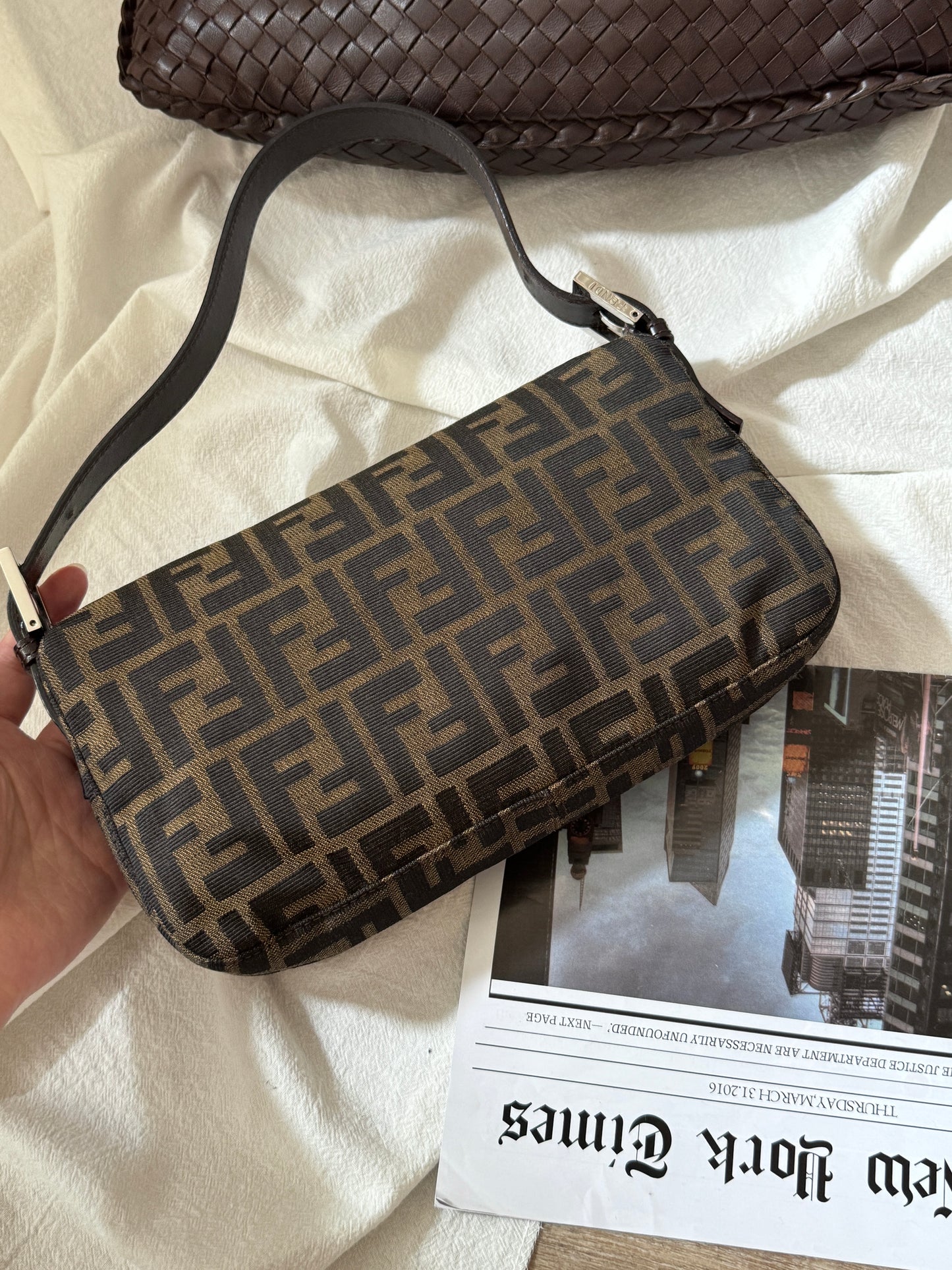 Vintage Fendi classic zucca baguette🥖