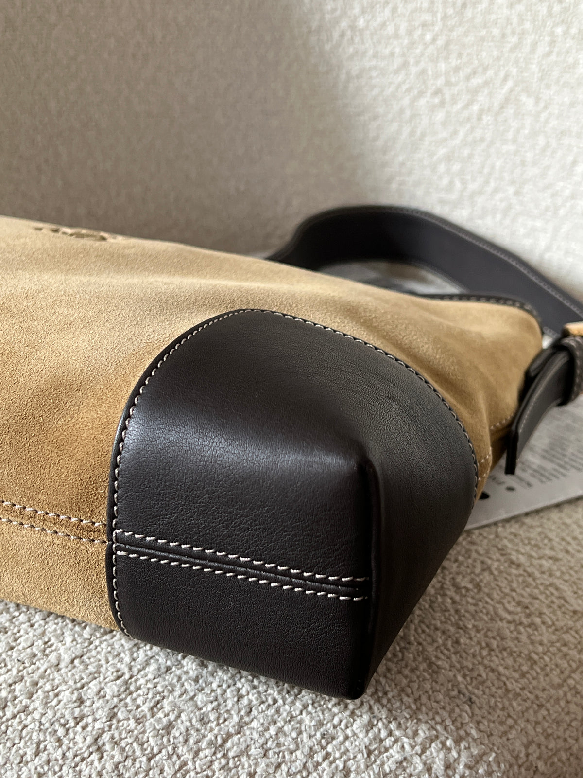 Vintage Loewe suede hobo