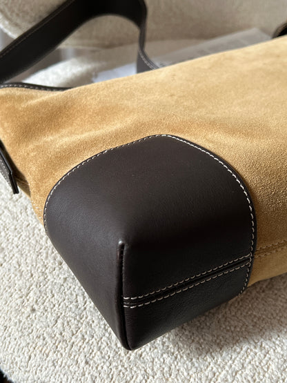 Vintage Loewe suede hobo