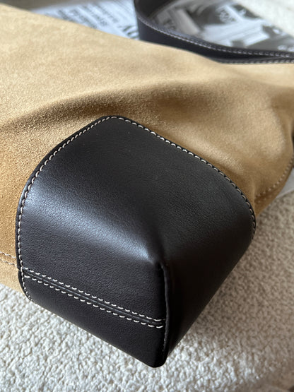 Vintage Loewe suede hobo