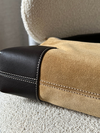 Vintage Loewe suede hobo