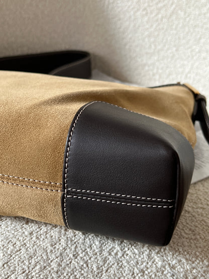 Vintage Loewe suede hobo