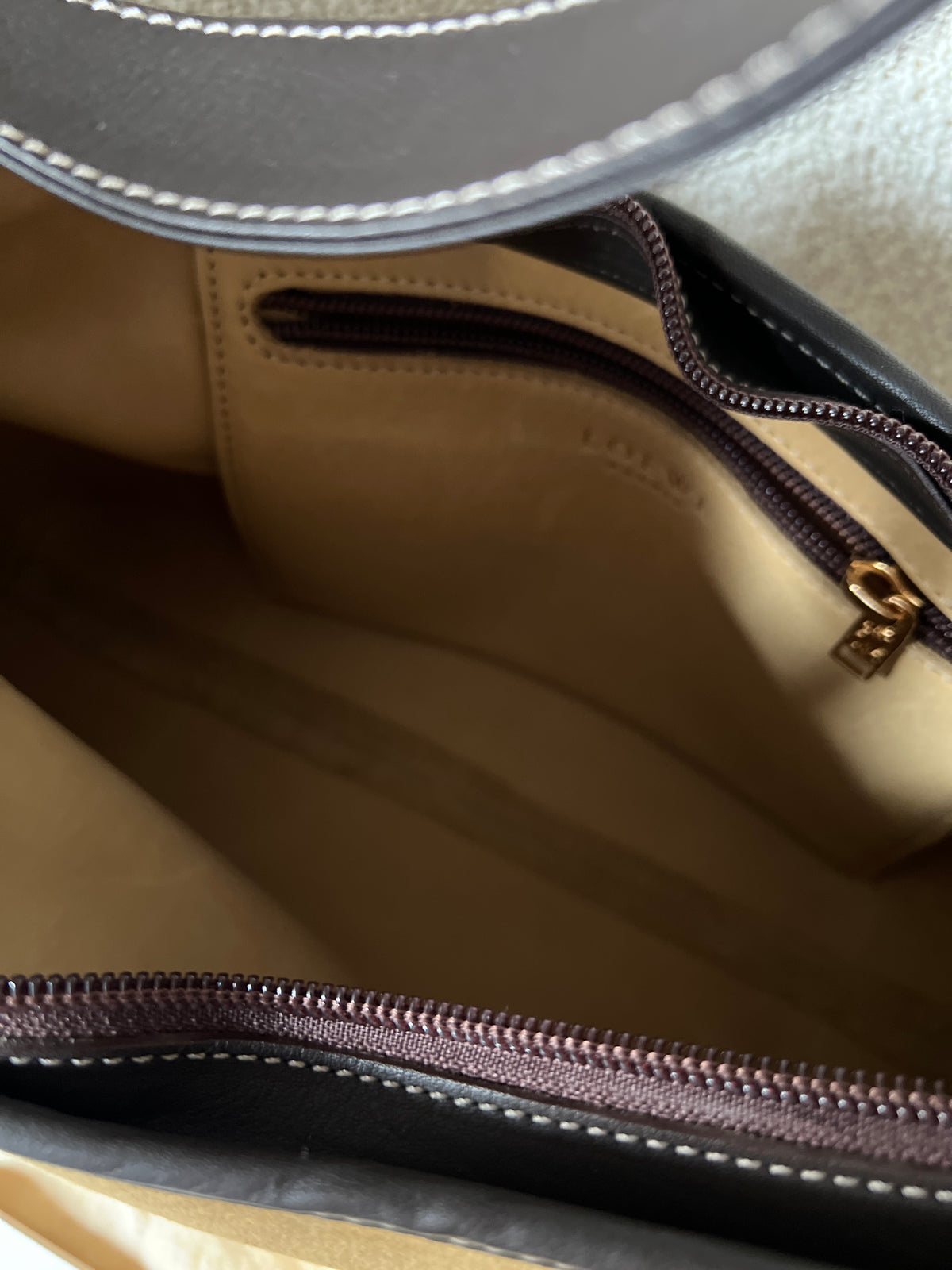 Vintage Loewe suede hobo